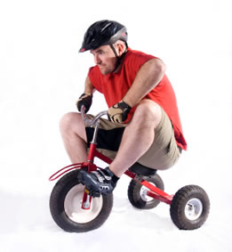 Image result for people riding tricycle