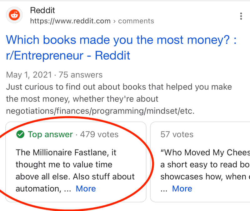 millionaire fastlane makes most money Reddit